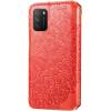 Чехол книжка кожаный Mandala (PU) Xiaomi Poco M3 (Красный) Чехол книжка кожаный Mandala (PU) Xiaomi Poco M3 (Красный)