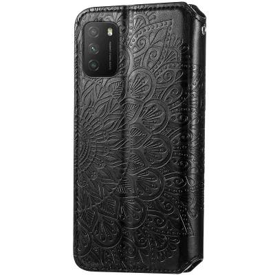 Чохол книжка шкіряна Mandala (PU) Xiaomi Poco M3 (Чорний) Чохол книжка шкіряна Mandala (PU) Xiaomi Poco M3 (Чорний)
