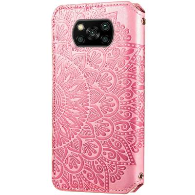Чехол книжка кожаный Mandala (PU) Xiaomi Poco X3 Pro (Розовый) Чехол книжка кожаный Mandala (PU) Xiaomi Poco X3 Pro (Розовый)