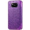 Чехол книжка кожаный Mandala (PU) Xiaomi Poco X3 (Фиолетовый) Чехол книжка кожаный Mandala (PU) Xiaomi Poco X3 (Фиолетовый)