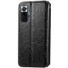 Чехол книжка кожаный Mandala (PU) Xiaomi Redmi Note 10 Pro (Черный) Чехол книжка кожаный Mandala (PU) Xiaomi Redmi Note 10 Pro (Черный)
