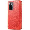 Чехол книжка кожаный Mandala (PU) Xiaomi Redmi Note 10 Pro (Красный) Чехол книжка кожаный Mandala (PU) Xiaomi Redmi Note 10 Pro (Красный)