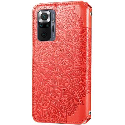 Чехол книжка кожаный Mandala (PU) Xiaomi Redmi Note 10 Pro (Красный) Чехол книжка кожаный Mandala (PU) Xiaomi Redmi Note 10 Pro (Красный)