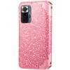 Чехол книжка кожаный Mandala (PU) Xiaomi Redmi Note 10 Pro (Розовый) Чехол книжка кожаный Mandala (PU) Xiaomi Redmi Note 10 Pro (Розовый)