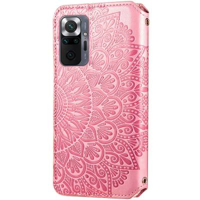 Чехол книжка кожаный Mandala (PU) Xiaomi Redmi Note 10 Pro (Розовый) Чехол книжка кожаный Mandala (PU) Xiaomi Redmi Note 10 Pro (Розовый)
