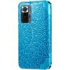 Чехол книжка кожаный Mandala (PU) Xiaomi Redmi Note 10 Pro (Синий) Чехол книжка кожаный Mandala (PU) Xiaomi Redmi Note 10 Pro (Синий)