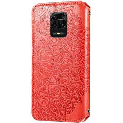 Чехол книжка кожаный Mandala (PU) Xiaomi Redmi Note 9 Pro Max (Красный) Чехол книжка кожаный Mandala (PU) Xiaomi Redmi Note 9 Pro Max (Красный)