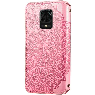 Чехол книжка кожаный Mandala (PU) Xiaomi Redmi Note 9 Pro Max (Розовый) Чехол книжка кожаный Mandala (PU) Xiaomi Redmi Note 9 Pro Max (Розовый)