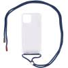Чехол с шнурком Crossbody Transparent  для Apple iPhone 11 Pro Max (Все цвета)