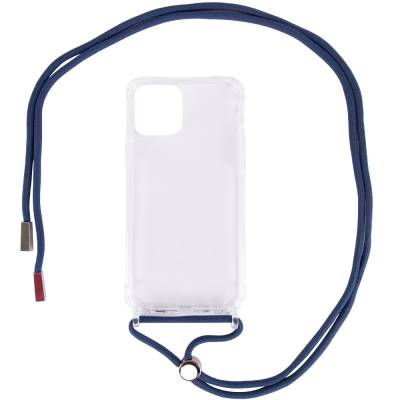 Чехол с шнурком Crossbody Transparent  для Apple iPhone 11 Pro Max (Все цвета)