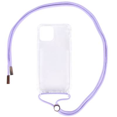 Чехол с шнурком Crossbody Transparent  для Apple iPhone 11 Pro Max (Все цвета)