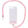 Чохол із шнурком Crossbody Transparent для Apple iPhone 8 Plus (Всі кольори) Чохол із шнурком Crossbody Transparent для Apple iPhone 8 Plus (Всі кольори)