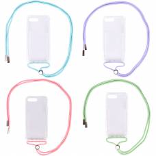 Чохол із шнурком Crossbody Transparent для Apple iPhone 8 Plus (Всі кольори) Чохол із шнурком Crossbody Transparent для Apple iPhone 8 Plus (Всі кольори)