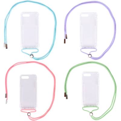 Чохол із шнурком Crossbody Transparent для Apple iPhone 8 Plus (Всі кольори)