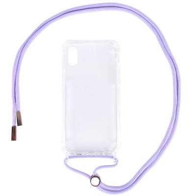 Чехол с шнурком Crossbody Transparent для Apple iPhone X (Все цвета) Чехол с шнурком Crossbody Transparent для Apple iPhone X (Все цвета)