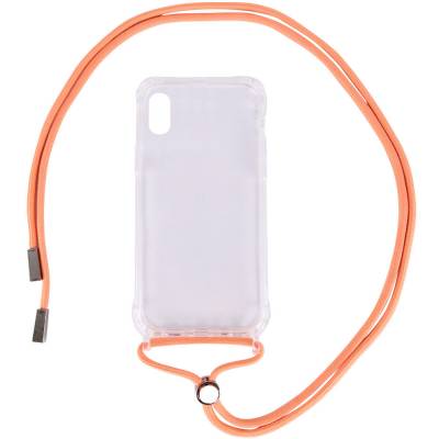 Чехол с шнурком Crossbody Transparent для Apple iPhone X (Все цвета) Чехол с шнурком Crossbody Transparent для Apple iPhone X (Все цвета)
