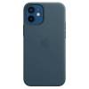 Кожаный чехол Leather Case (AAA) with MagSafe для Apple iPhone 12 (Baltic Blue) Кожаный чехол Leather Case (AAA) with MagSafe для Apple iPhone 12 (Baltic Blue)