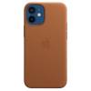 Кожаный чехол Leather Case (AAA) with MagSafe для Apple iPhone 12 (Saddle Brown) Кожаный чехол Leather Case (AAA) with MagSafe для Apple iPhone 12 (Saddle Brown)