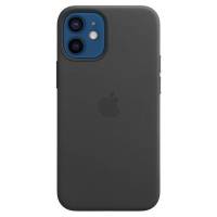 Шкіряний чохол Leather Case (AAA) with MagSafe для iPhone 12 (Black) Шкіряний чохол Leather Case (AAA) with MagSafe для iPhone 12 (Black)
