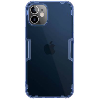 Прозорий силіконовий чохол Nillkin Nature Series TPU для Apple iPhone 12 Mini (Синій)