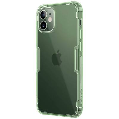 Прозрачный силиконовый чехол Nillkin Nature Series TPU для Apple iPhone 12 (Темно зеленый) Прозрачный силиконовый чехол Nillkin Nature Series TPU для Apple iPhone 12 (Темно зеленый)