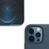 Кожаный чехол Leather Case (AAA) with MagSafe для Apple iPhone 12 Pro Max (Baltic Blue)