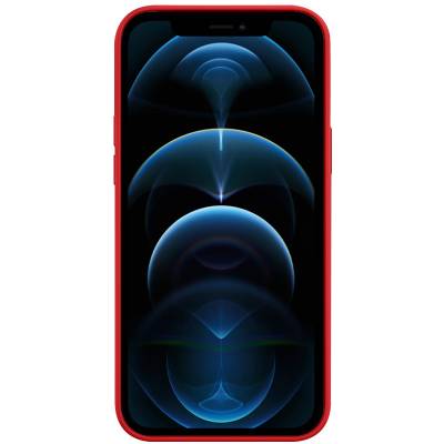Шкіряний чохол Leather Case (AAA) with MagSafe для iPhone 12 Pro Max (Red)
