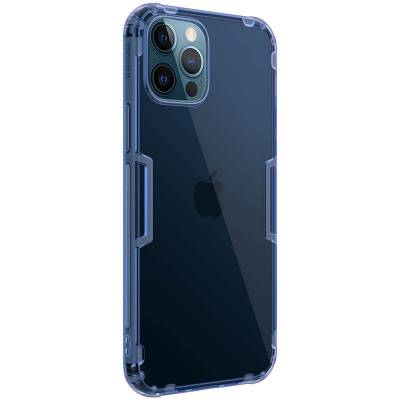 Прозорий силіконовий чохол Nillkin Nature Series TPU для Apple iPhone 12 Pro Max (Синій)