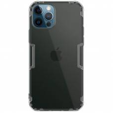 Прозорий силіконовий чохол Nillkin Nature Series TPU для Apple iPhone 12 Pro Max (Сірий)