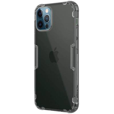 Прозорий силіконовий чохол Nillkin Nature Series TPU для Apple iPhone 12 Pro Max (Сірий)