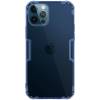 Прозорий силіконовий чохол Nillkin Nature Series TPU для Apple iPhone 12 Pro Max (Синій)