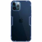 Прозорий силіконовий чохол Nillkin Nature Series TPU для Apple iPhone 12 Pro Max (Синій)
