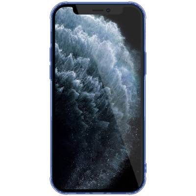 Прозрачный силиконовый чехол Nillkin Nature Series TPU для Apple iPhone 12 Pro Max (Синий)