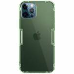 Прозорий силіконовий чохол Nillkin Nature Series TPU для Apple iPhone 12 Pro Max (Темно зелений)