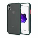 Чехол Color Shield Apple iPhone X (темно-зеленый)