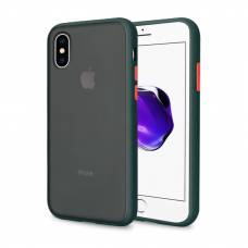 Чехол Color Shield Apple iPhone X (темно-зеленый) Чехол Color Shield Apple iPhone X (темно-зеленый)