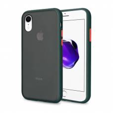 Чехол Color Shield Apple iPhone XR (темно-зеленый)