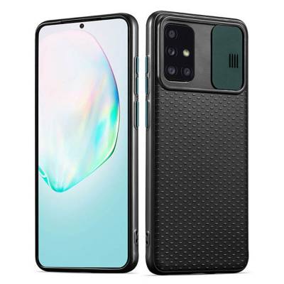 Чехол CamShield Case Samsung Galaxy A51 (Темно-зеленый)
