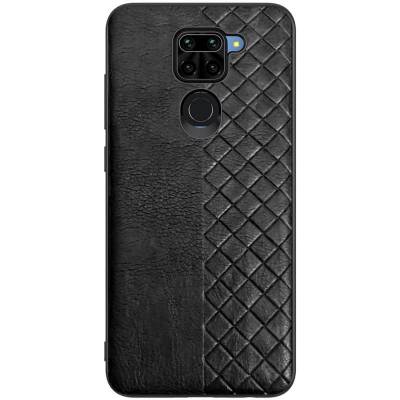 Кожаная накладка Xiaomi Redmi 10X (Черный)