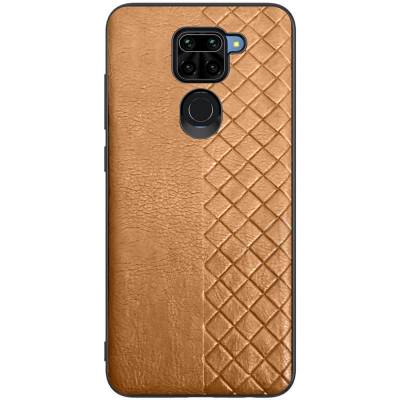 Кожаная накладка Xiaomi Redmi 10X (Коричневый)