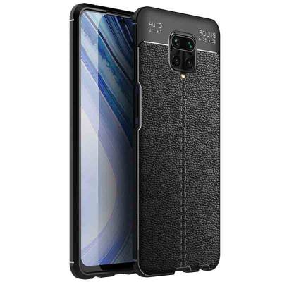 TPU чехол Focus для Xiaomi Redmi Note 9 Pro (Черный)