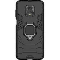 Чохол ударостійкий з магнітним тримачем Xiaomi Redmi Note 9 Pro (Чорний) Чохол ударостійкий з магнітним тримачем Xiaomi Redmi Note 9 Pro (Чорний)
