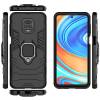Чехол ударопрочный с магнитным держателем Xiaomi Redmi Note 9 Pro (Черный) Чехол ударопрочный с магнитным держателем Xiaomi Redmi Note 9 Pro (Черный)