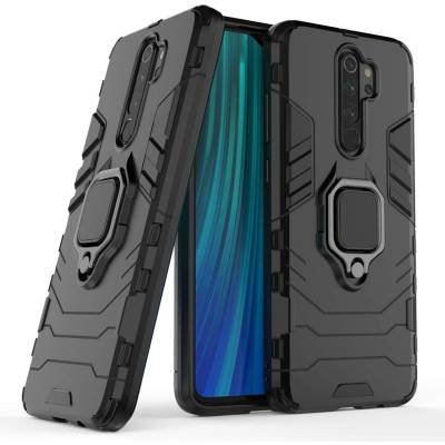 Чехол ударопрочный с магнитным держателем Xiaomi Redmi Note 8 Pro (Черный)