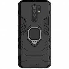 Чехол ударопрочный с магнитным держателем Xiaomi Redmi 9 (Черный)