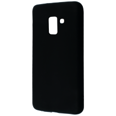 Чехол Силиконовый Samsung Galaxy A8 2018 (Черный)