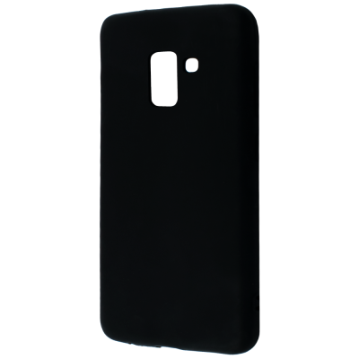 Чехол Силиконовый Samsung Galaxy A8 2018 (Черный)