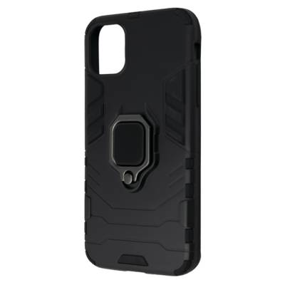 Чехол ударопрочный с магнитным держателем Apple iPhone 11 Pro Max (Черный)