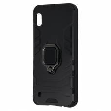 Чехол ударопрочный с магнитным держателем Samsung Galaxy A10 (Черный)