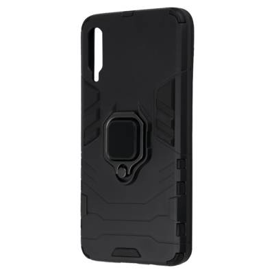 Чехол ударопрочный с магнитным держателем Samsung Galaxy A70 (Черный)